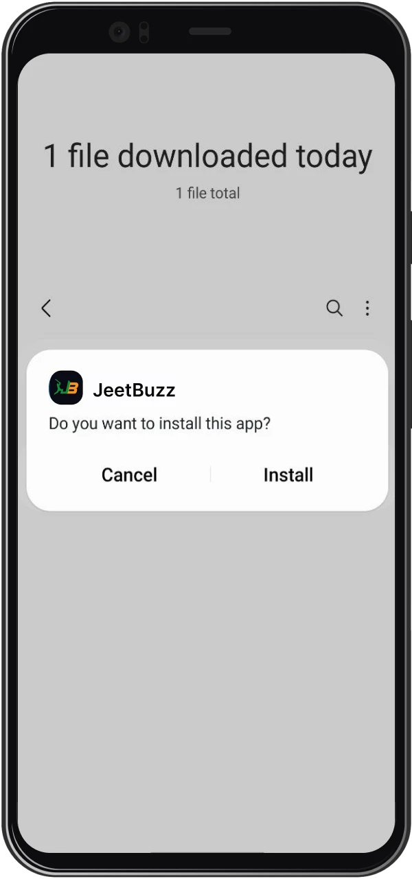 Open the JeetBuzz APK file on your phone and complete the installation process easily.