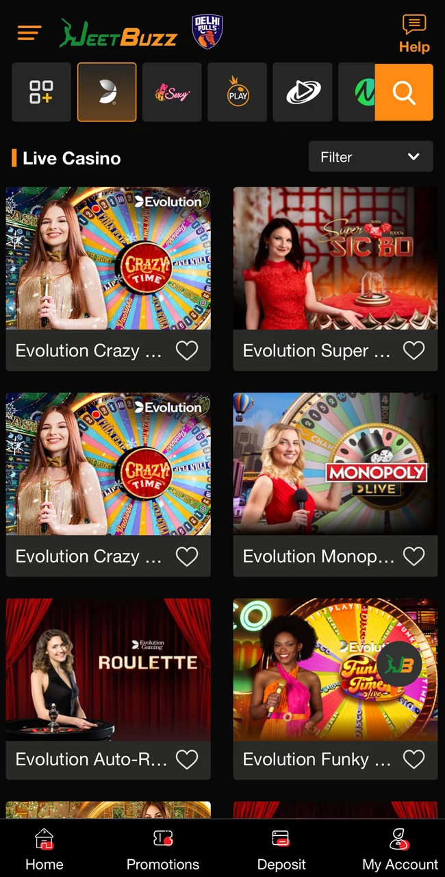 JeetBuzz ক্যাসিনোতে খেলুন এবং উপভোগ করুন।